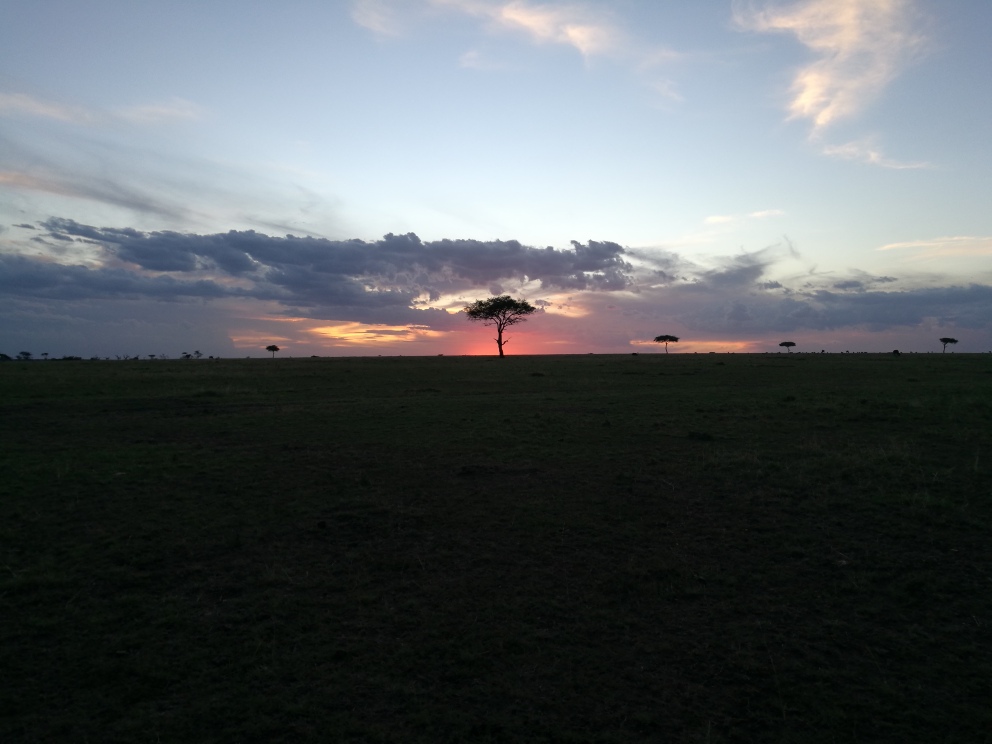 solnedgång Kenya