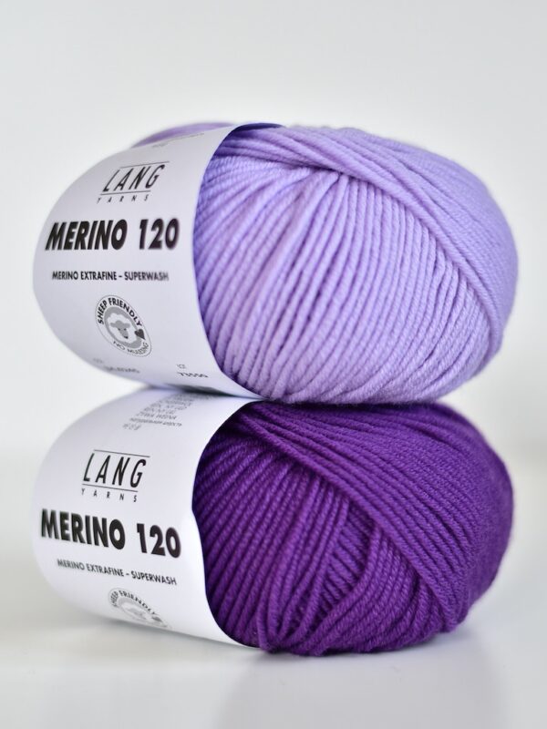 Langyarns Merino 120 purples