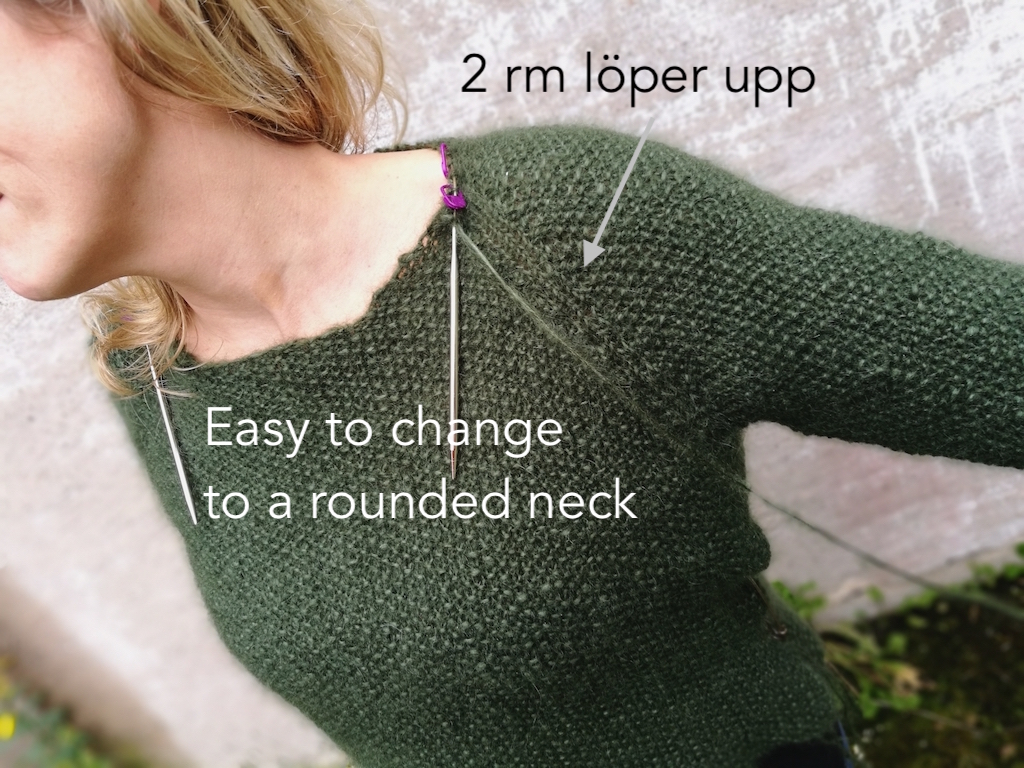 pärlesweater raglan
