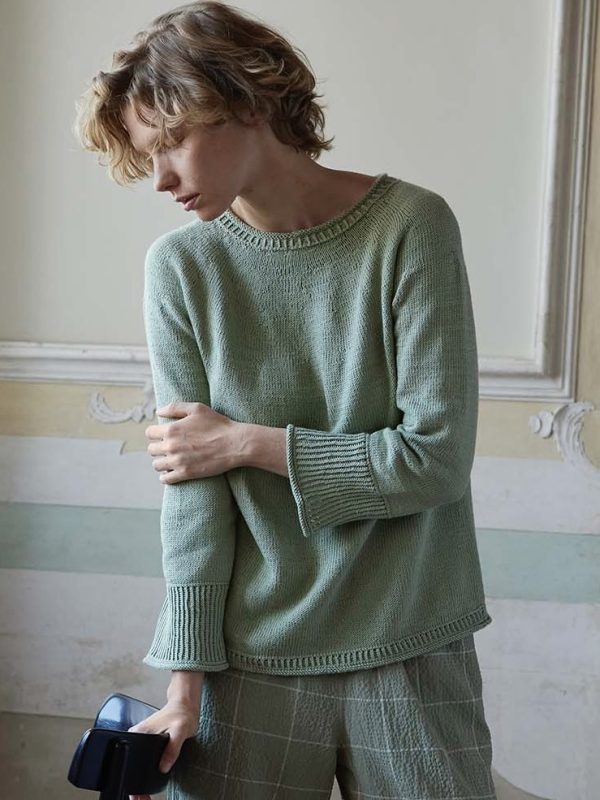 Birgitta Sweater Langyarns Baby Cotton