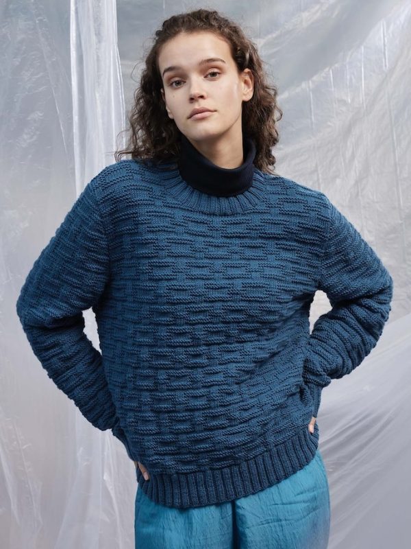 stickbeskrivning Ashley Sweater från Langyarns