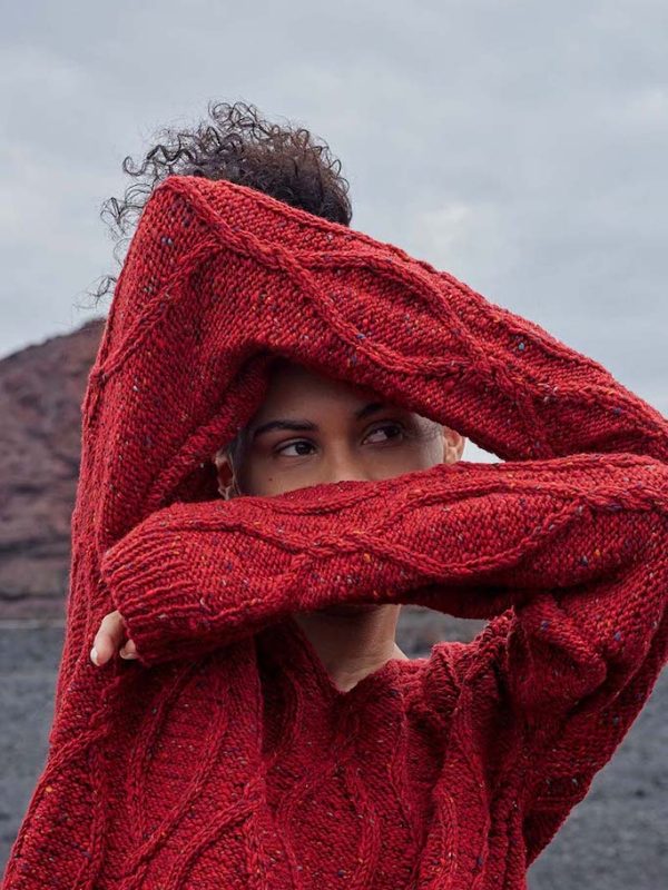 Donegal tweed Reese Sweater