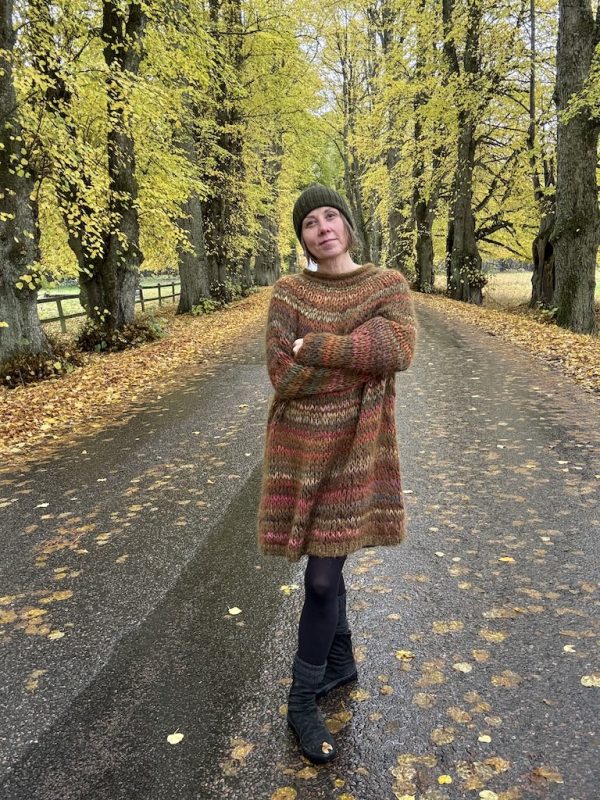 fallen leaves sweater GarnTua fallen leaves sweater GarnTua