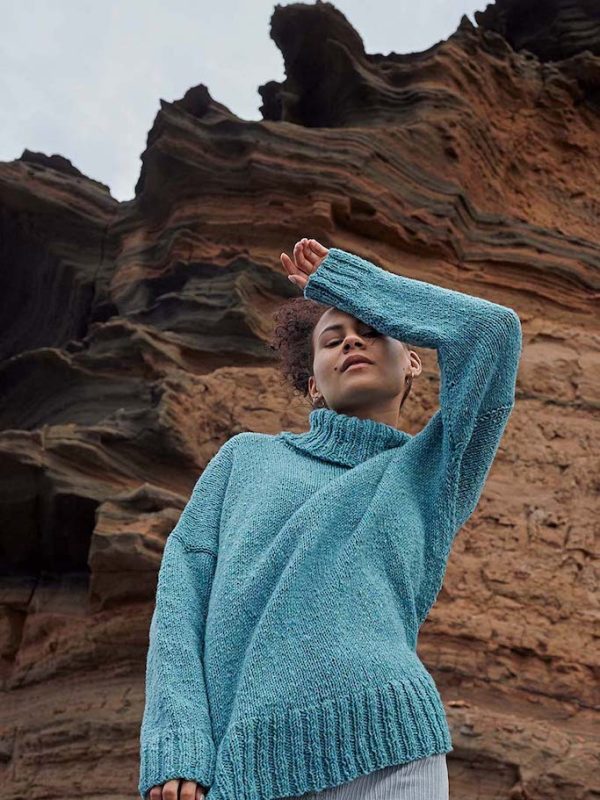 odessa sweater Donegal tweed +