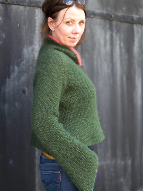 pärlesweater grön pärlesweater grön